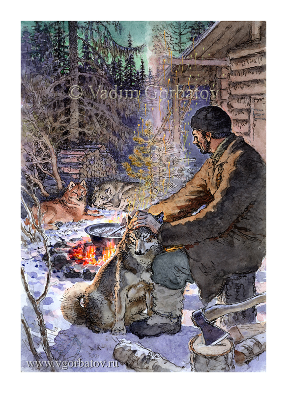 Иллюстрации для книги Михаила Тарковского "Живая верста"