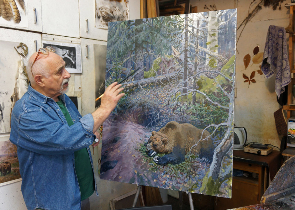 Vadim Gorbatov in the studio